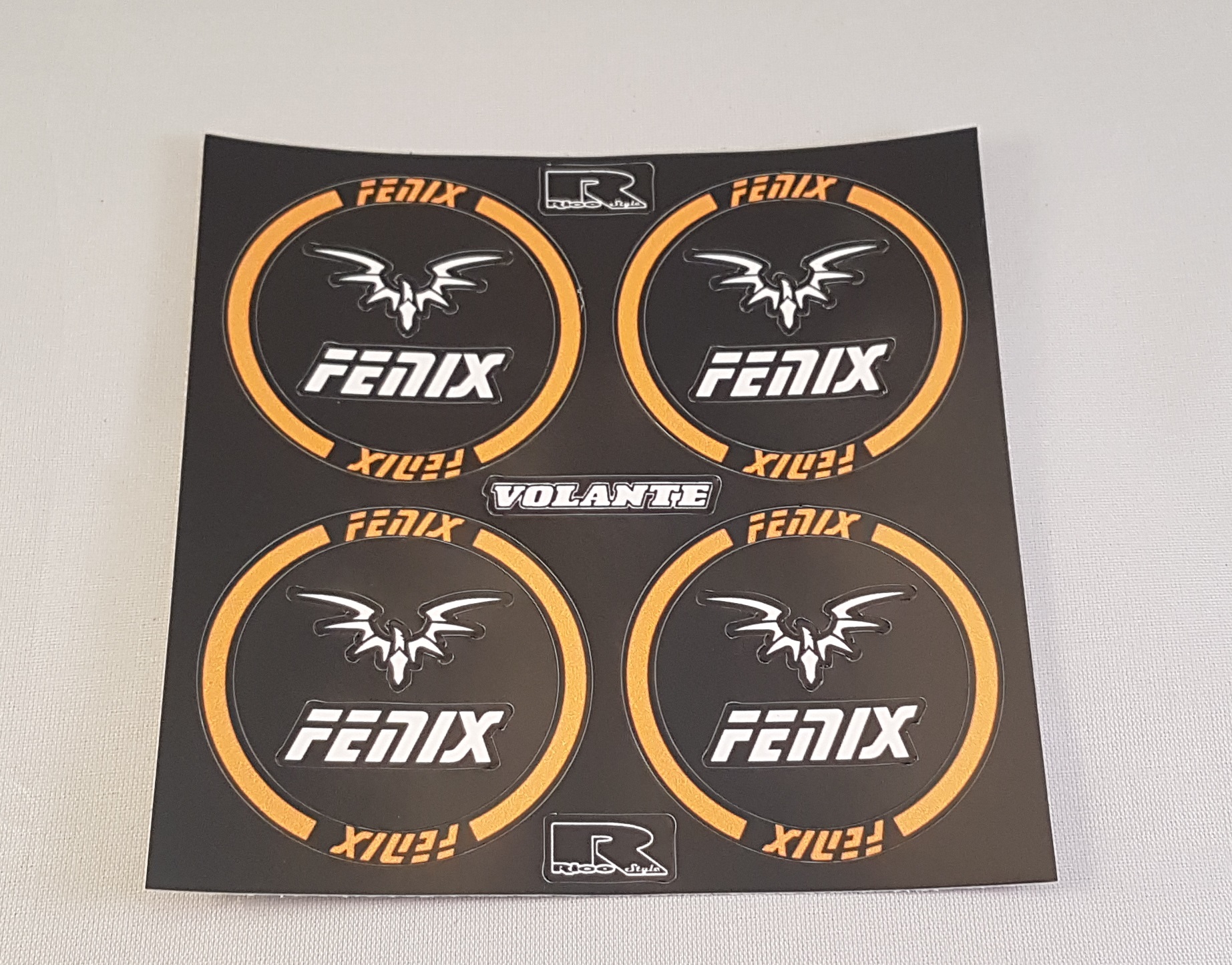 Volante Ora  -  Fenix  Side Wall Sticker Orange Color for Volante F1