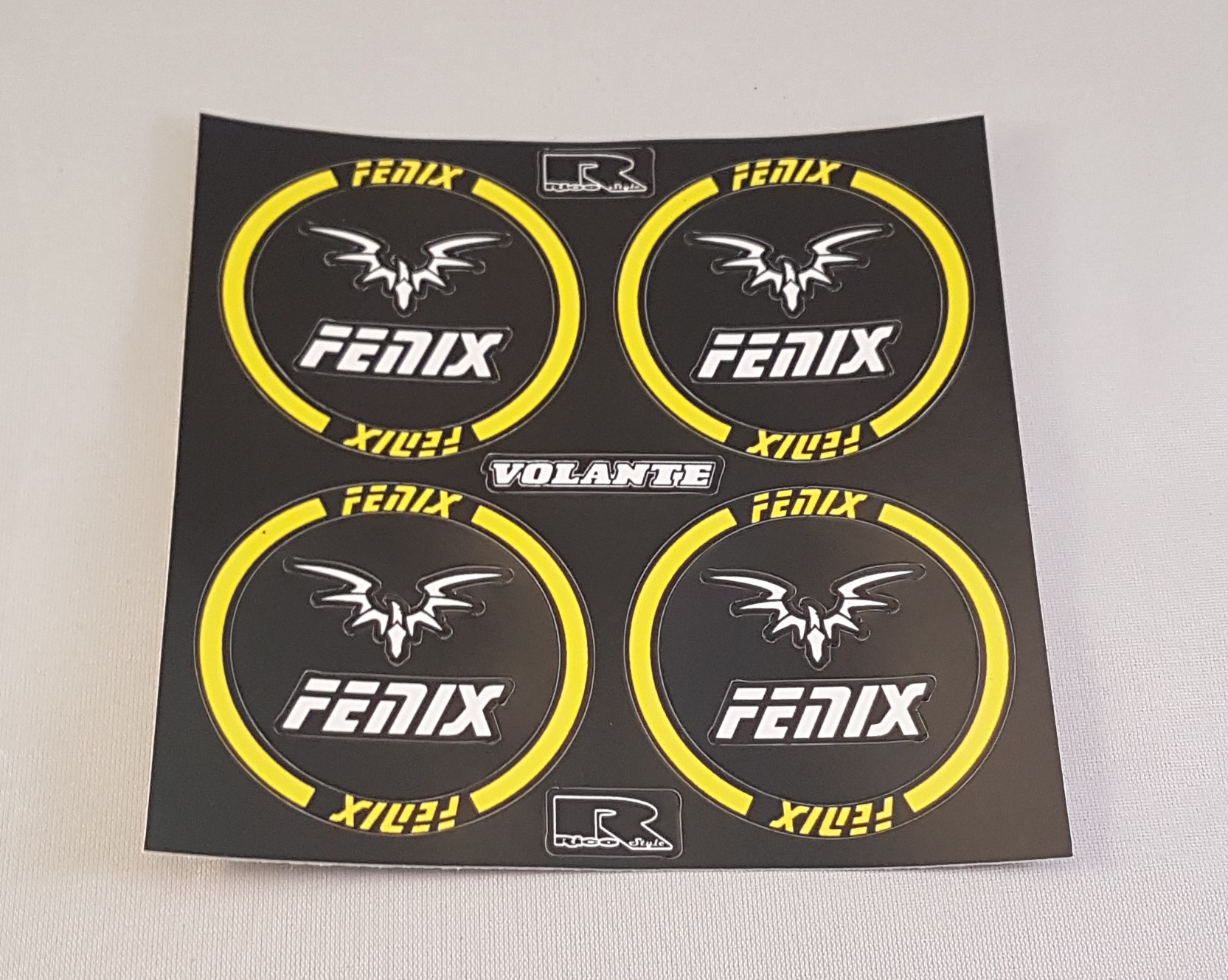Volante Yel  -  Fenix  Side Wall Sticker Yellow Color for Volante F1